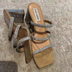 NEW steve madden sparkle heels